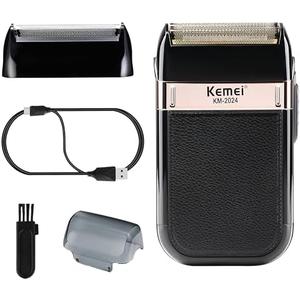 KEMEI Foil Shaver for Men,Waterproof Razor,Cordless Electric Rechargeable Shavers,Trimmer Razors Blade Washable Grooming