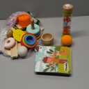 Montessori Toys for Babies 6-12 Months, 9 in 1 Educational Wooden Toys Set, Includes Object Permanent Box, Stacking Cups, Mirror Puzzle, Ring Stacker and More