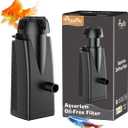 Pawfly 80 GPH 4 W Aquarium Surface Skimmer for Fish Tanks up to 92 Gallons, Aquarium Oil Film Processor, Fish Tank Filter with Bio Sponge & Suction Cups, Fish Tank Oil Skimmer, Oil Film Remover