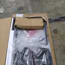 Round Dining Table Set for 4, Kitchen Table and Chairs for 4, Circle Table Round Pedestal Dining Room Dinner Dinette Table Set, 5 Piece Space Saving Wood Kitchen & Dining Room Tables Set Furniture (Vintage)