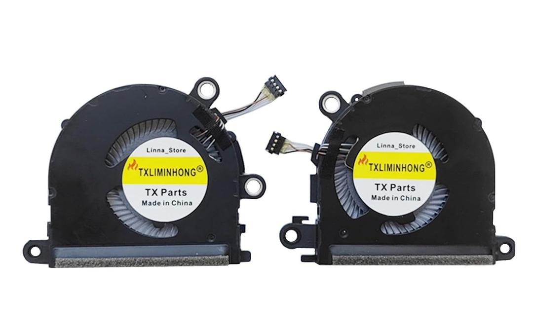 New Compatible CPU and GPU Cooling Fan for HP Spectre x360 13-AW 13-AW2042TU 13-AW0023DX 13-AW0003DX 13-AW0013DX SERIES TPN-Q225 M20071-001 L71961-001 ND55C03-19C06 ND55C03-19C07 DC5V 0.5A