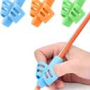 JuneLsy Pencil Grips for Kids Handwriting Pencil gripper Pencil Holder Posture Correction Training Writing AIDS for preschooler Kids toddler Children Special Needs (3 PCS)