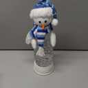 Christmas Snow Globe Lantern Indoor Decor Snowman Christmas with Music,6H Timer,USB Lined/Battery Operated Lighted Lantern for Christmas Festival Decoration Gifts