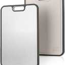 Titanium Cutting Boards for Kitchen, 15" Double Sided Cutting Board Food Grade, Pure Titanium and Wheat Straw PP, for meat & Veggie, Non-Slip