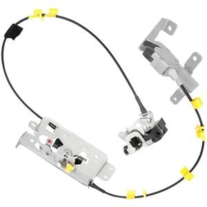 HHCSOP Rear Door Lock Latch & Cable Right Passenger Side Fit for 2004 2005 2006 2007 2008 Ford F150 Extended Cab Pickup, Door Upper and Lower Latches Assembly 8L3Z-18264A00-B, 6L3Z-18264A00-B
