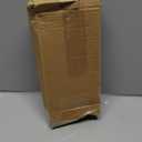 Bathroom Glass Shelf Tempered Glass Rectangular Extra Thick Aluminum Silver Sand Sprayed Wall Mounted 9.84 inches