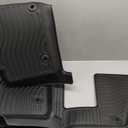 Auxko All Weather Floor Mats Fit for Jeep Grand Cherokee L 7 Seat(2nd Row Bench Seat) 2021-2024 2025 TPE Rubber Liners Accessories All Season Guard Odorless 3 Row Black (3 row floor mats)