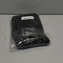 EVOLIVE Soft Micromink Euro Sham Cover Pillowcase Replacement with Zipper Closure (26"x26" Euro Sham, Black)
