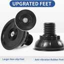 Nefish Mini Fridge Stand Height 7"-8.4" Adjustable Washer and Dryer Stand with 4 Strong Feet Heavy Duty Washing Machine Stand Base Laundry Pedestal Universal Platform for Home 16-24 Inch Appliance
