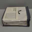 100% Blackout Shield Linen Blackout Curtains for Bedroom 84 Inches Long, Back Tab/Rod Pocket Living Room Drapes, Thermal Insulated Blackout Curtains 2 Panels Set, 50" W x 84" L, Cream