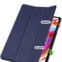 Case for TECLAST T50 11.0 inch Tablet, Folding Folio Ultra-Thin PU Leather Stand Case Cover for TECLAST T50 11.0 inch (Navy Blue)