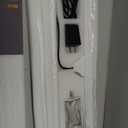 SUPERDANNY LED Desk Lamp for Home Office, Eye-Caring Desk Light with Adjustable Gooseneck, 12W Touch Control Dimmable Brightness, Architect Clamp Lamp with USB Adapter, White