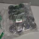 20Pcs 4oz Plastic Slime Containers with Black Lids,Round Refillable Travel Storage Sealed Jars Clear Wide Mouth Container for Candy,Food Storage,Makeup,Cosmetics,Lotions,Eye Shadow,Cream,Samples