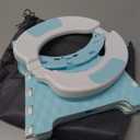 Jool Baby Portable Potty Training Chair with Travel Bag and 30 Liners, Foldable, Indoor/Outdoor Use, Camping (Aqua)