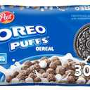 Post OREO PUFFS™ Cereal, Chocolate Breakfast Cereal, 30 oz bag 2 Pack Best By 01/27/27