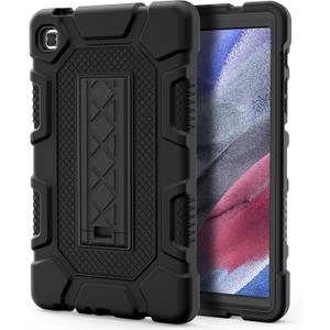 Azzsy Case for Samsung Galaxy Tab A7 Lite 8.7 Inch 2021 (SM-T220/T225), Slim Heavy Duty Shockproof Rugged High Impact Protective Case,Black