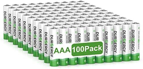 DURNERGY AAA Batteries 73 Pack, 10 Years Shelf Life, Triple AAA Batteries 1200mAh for Remote Control, Piles AAA, LR03 Alkaline