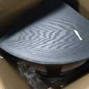 Kate and Laurel Elloree Modern Corner Shelf Cabinet for Storage and Display, 16 x 11 x 24, Black and Natural, Transitional Corner Storage for Use as Living Room Shelving or Bedroom Storage Design