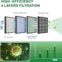 3 x Engine and Cabin Air Filter Kit Fit for 2016-2022 Pilot, 2017-2025 Ridgeline, 2019-2025 Passport, 2016-2020 MDX 3.0L/3.5L (80292-T0G-A01 WA10339)