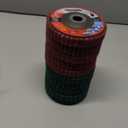 10Pcs 4 Inch Scour Flap Disc 120 & 240 Grit, Coarse Polishing Grinding Wheel for Metal Stainless Steel, Angle Grinder Attachment, Scouring Pads Scuff Sanding Discs Paint Rust Remover