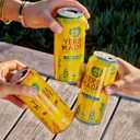 Yerba Madre Organic Yerba Mate, Enlighten Mint, 150mg Natural Caffeine, Energy Drink Alternative, No Jitters or Crash, 15.5 Oz Cans (Pack of 12) (EXP 10/24/27)
