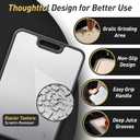 2 in 1 Pure Titanium Cutting Boards for Kitchen Non Toxic Chopping Board with Handle Large Big Small Kitchen Meat Butcher Block Not Stainless Steel Wood Bamboo Plastic Silicone Acrylic Teak Sink (Gray/Beige)