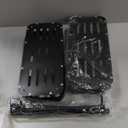 2-Tier Over Door Shower Caddy, Black Stainless Steel Bathroom Organizer with Towel Bar, 11.6x5.1x25.9 Inch