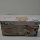 bella 2 Slice Slim Toaster, Fits-anywhere Kitchenware, 6 Setting Shade Control with Reheat & Cancel Buttons, Removable Crumb Tray, 10 Long Slot, Anti Jam & Auto Shutoff, 900 Watt, Blossom
