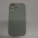 LOVE 3000 Designed for iPhone 16 Case, Premium Silicone with [Soft Anti-Scratch Microfiber Lining] Shockproof Protective Phone Case for Men Women Girls 6.1", Calke Green