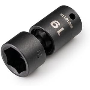 TEKTON 3/8 Inch Drive x 19 mm 6-Point Universal Joint Impact Socket | SID18119