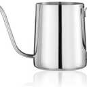 Small Watering Can for Indoor Plants, Mini Indoor Watering Can with Long Spout and Handle 12 Oz / 350 ml Rust-Proof 304 Stainless Steel Material