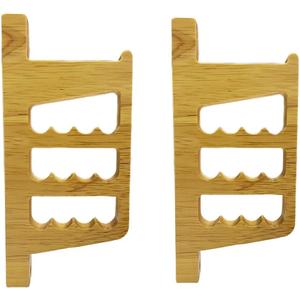 Archery Wall-Mounted Bow Rack and Arrow Holder  Bow Wall Mount Storage for Recurve Bow Traditional Longbow - Arrows Display Hanger Brackets for Wall in HomeOak Material