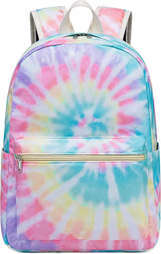 CAMTOP Preschool Backpack for Kids Girls Small Backpack Purse Kindergarten School Bookbags for Toddler Travel (Y0094 Pink Yellow Green)