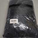 8ft Black Table Cloth Rectangle Stretch Fitted Ruffle Pleated Table Skirt No-Slip, Wrinkle-Free Spandex Tablecloths Portable TableCover for Retirement Sad Day Birthday Party Decor Wedding Baby Shower (96" x 30" (8FT-1 Pack))