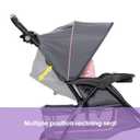 Baby Trend EZ Ride Travel System with EZ-Lift Infant Car Seat, Dash Pink, MFD 05/07/2026