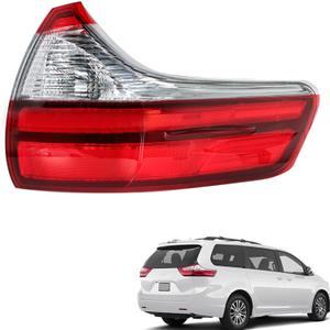 RH Right Passenger Side Outer Tail Light Replacement for Toyota Sienna 2015-2020 Tail Lamp 8155008050 TO2805123