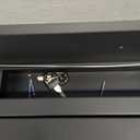 Uniclife Wall Mount Mailbox for Outside, Locking Mail Box, Large Mailbox with Key Lock, Security Mail Box for House, Safe Key Drop Box, Post Box, Steel Cash Drop Box for Home Office School, Black (Blcak)