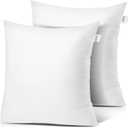 Nestl 18x18 Pillow Inserts - Throw Pillow Insert 18x18, 2 Pack Square Pillows, Decorative 18x18 Pillows Throw White, 18 X 18 Pillow Insert, Lumbar Pillow Insert for Bed and Couch