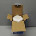 5 STARS UNITED Knee Pillow for Back Sleeping  Memory Foam Cushion for Sciatica Pain Relief  Under Leg Support for Sleeping on Back  Half Moon Bolster for Bed, White (Standard)