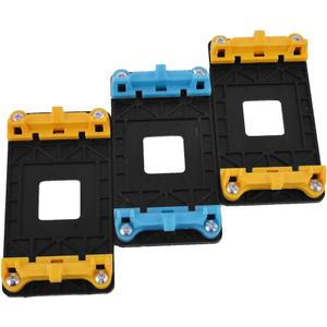 uxcell CPU Fan Mount Bracket Holder Base 3pcs Yellow Blue for AMD AM2 AM2+ AM3 AM3+ FM1