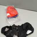 Idepet Female Dog Diapers with Suspender 3 Pack Washable Reusable Doggie Diapers for Small Medium Female Dog in Heat Period Cycle Urinary Incontinence Training, Black+Red+Purple M