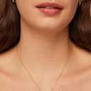 PAVOI 14K Gold Plated Pendant Necklace for Women, CZ Rondelle Pendants