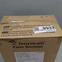 Bonsaii Paper Shredder for Home Use, 3.4 Gal Wastebasket, 6 Sheet Crosscut Paper Credit Cards, Staples, and Clips Shredder for Home Office Use, Portable Handle Design (C237-B New Version)