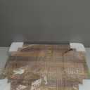 LinTimes Extra Large Kitchen Wood Cutting Board, Heavy Duty Wood Cutting Board with Juice Chute, Spray Painted 20" x 15 "