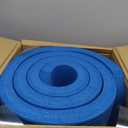 Amazon Basics 1-Inch Extra Thick Workout Exercise Yoga Mat with Carrying Strap, Textured Non-Slip Surface, Memory Foam, 74" x 24", Aqua