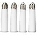 E26 Socket Extender, E26 Standard Medium Base, 4.72 inch Extension Socket Adapter, Light Bulb Socket Extension, Lamp Holder Adapter