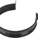 F FIERCE CYCLE 94mm 3.7" Motorcycle Exhaust Band Joint Clamp Muffler Pipe Stainless Steel Black