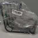 Corner Shower Caddy - 2 Pack, Adhesive Shower Organizers, Rustproof Stainless Steel Shower Shelves with 8 Hooks, No Drilling Bathroom Organizers and Storage Racks, Space-Saving, Black, Large