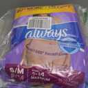 Always Discreet Adult Diapers for Women, Incontinence Underwear, Drier Than Depends, Postpartum Essentials, Disposable Briefs, Max Absorbency, Bladder Leak Protection, Small/Medium, 32ct