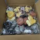 Hungdao 24 Pcs Horse Rubber Duck 2.36 Inch Bucking Bronco Ducks Pool Float Bath Decor Gift for Horse Racing Festival Boys and Girls Classroom Prizes Baby Shower Party Favors